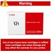 imageCanon Genuine 121 Black Toner Cartridge Compatible with D1650 D1620