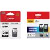 imageCanon PG260 Genuine Black Ink Cartridge Compatible with TS532064206420aTR70207020aBlack