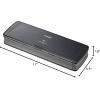 imageCanon imageFORMULA P215II Mobile Document Scanner Black 16quot x 11quot x 37quotSheetfed