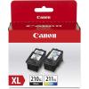 imageCanon PG210 XL  CL211 XL Genuine Ink Value Pack 2 Cartridges Compatible with MX320330340350410420 MP240250270280480490495 iP2702