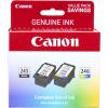 imageCanon PG245  CL246 Genuine Ink Value Pack 2 Cartridges Compatible with iP2820 MG242029242920302025222525 MX492 TS3120302302a202202a45203320Ink