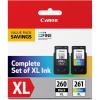 imageCanon PG260 XL  CLI261 XL Genuine Ink Value Pack 2 Cartridges Compatible with TS5320 TR7020