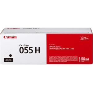 imageCanon Genuine 055 Cyan Toner Cartridge High Capacity Compatible with LBP664Cdw MF741Cdw MF743Cdw MF745Cdw MF746CdwBlack
