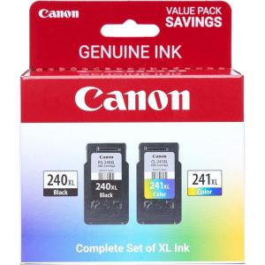 imageCanon Genuine Ink PG240 XL  CL241 XL Value Pack 2 Cartridges Compatible with MG21203120412022203220422035203620 MX372392432452472512522532 TS5120Extra Large
