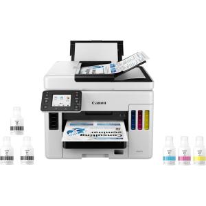 imageCanon MAXIFY GX7020 Wireless MegaTank AllinOne Supertank Printer Print Copy Scan Fax  WhiteOld ModelMegatank GX7020