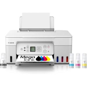 imageCanon MegaTank G3270 AllinOne Wireless Inkjet Printer for Home Use Print Scan and CopyWhite