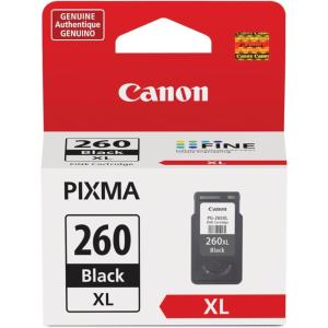 imageCanon PG260 XL Genuine Black Ink Cartridge Compatible with TS532064206420aTR70207020a