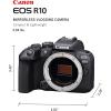 imageCanon EOS R10 Mirrorless Camera RFS1845mm F4563 IS STM Lens Kit Hybrid Camera 242 Megapixel CMOS APSC Sensor 4K Video Vlogging Camera for Content Creators BlackR10 Body Only