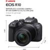 imageCanon EOS R10 Mirrorless Camera RFS1845mm F4563 IS STM Lens Kit Hybrid Camera 242 Megapixel CMOS APSC Sensor 4K Video Vlogging Camera for Content Creators BlackR10 18150 IS STM