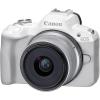 imageCanon EOS R50 Mirrorless Camera RFS1845mm F4563 is STM Lens Kit 242 Megapixel CMOS APSC Sensor 4K Video Hybrid Camera Photo and Video Vlogging Content Creator RF Mount BlackWhite