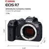 imageCanon EOS R7 Content Creator Kit Mirrorless Vlogging Camera 325 MP 4K 60p Video DIGIC X Image Processor RFS1845mm F4563 IS STM Lens Stereo Microphone ampamp Extra Battery PackBody Only