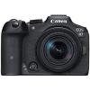 imageCanon EOS R7 Content Creator Kit Mirrorless Vlogging Camera 325 MP 4K 60p Video DIGIC X Image Processor RFS1845mm F4563 IS STM Lens Stereo Microphone ampamp Extra Battery PackContent Creator Kit