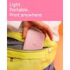 imageCanon Ivy 2 Mini Photo Printer Print from Compatible iOS ampamp Android Devices StickyBack Prints Blush PinkPink