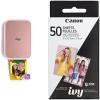 imageCanon Ivy 2 Mini Photo Printer Print from Compatible iOS ampamp Android Devices StickyBack Prints Blush PinkPink