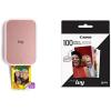 imageCanon Ivy 2 Mini Photo Printer Print from Compatible iOS ampamp Android Devices StickyBack Prints Blush PinkPink