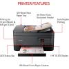 imageCanon PIXMA TR7020a AllinOne Wireless Color Inkjet Printer with Duplex Printing Mobile Printing and Auto Document Feeder Black Works with AlexaTR7020a BK 144 OLED Display