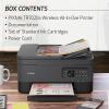 imageCanon PIXMA TR7020a AllinOne Wireless Color Inkjet Printer with Duplex Printing Mobile Printing and Auto Document Feeder Black Works with AlexaTR7020a BK 144 OLED Display