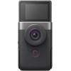imageCanon PowerShot V10 Camera Content Creator Compact Vlogging Camera Fixed 19mm WideAngle Lens 4K Video Face Detection Builtin Microphone Live Streaming Builtin Stand BlackSilver
