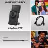 imageCanon PowerShot V10 Camera Content Creator Compact Vlogging Camera Fixed 19mm WideAngle Lens 4K Video Face Detection Builtin Microphone Live Streaming Builtin Stand BlackSilver
