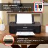 imageCanon TS202 Inkjet Photo Printer Black USB Required not IncludedBlack