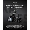 imageCanon XA65 Pro Camcorder 123 4K UHD CMOS Sensor 20x Optical Zoom 800x Digital Zoom Image Stabilization 3GSDI HDMI USB Live Streaming Time Stamp OnScreen Display Recording XLR Audio Inputs