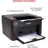 imageCanon imageCLASS LBP122dw  Monochrome Duplex Wireless Laser Printer Single Function Home Office Mobile Ready 30 PPM BlackSingleFunction Monochrome Printer