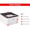imageCanon imageCLASS LBP172dw  Monochrome Duplex Wireless Laser Printer Single Function Home Office Mobile Ready 1 Year Limited Warranty 35 PPM White35 PPM
