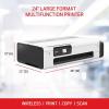 imageCanon imagePROGRAF TC20M  Multifunction Printer 24quot Large Format Poster ampamp Plotter Printer  Automatic Roll ampamp Cut Sheet Paper Feeder USB WiFi LANWhiteTC20 Multifunction