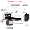 imageCanon imagePROGRAF TC20M  Multifunction Printer 24quot Large Format Poster ampamp Plotter Printer  Automatic Roll ampamp Cut Sheet Paper Feeder USB WiFi LANWhiteTC20 Multifunction