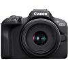 imageCanon EOS R100 Mirrorless Camera RFS1845mm F4563 is STM Lens Kit 241 Megapixel CMOS APSC Sensor 4K Video RF Mount BlackEOS R100 wRFS1845mm