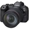 imageCanon EOS R6 Mark II Mirrorless Camera RF24105mm F4 L USM Lens Kit Hybrid FullFrame Camera 242 Megapixel CMOS Sensor Photo and Video Camera Capabilities RF Mount Black