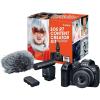 imageCanon EOS R7 Content Creator Kit Mirrorless Vlogging Camera 325 MP 4K 60p Video DIGIC X Image Processor RFS1845mm F4563 IS STM Lens Stereo Microphone ampamp Extra Battery PackContent Creator Kit