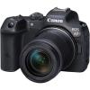imageCanon EOS R7 Content Creator Kit Mirrorless Vlogging Camera 325 MP 4K 60p Video DIGIC X Image Processor RFS1845mm F4563 IS STM Lens Stereo Microphone ampamp Extra Battery Packw RF 18150 IS STM