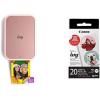 imageCanon Ivy 2 Mini Photo Printer Print from Compatible iOS ampamp Android Devices StickyBack Prints Blush PinkPink