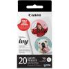 imageCanon Ivy Zink PreCut Circle Sticker Paper 20 Sheets Pack Compatible with Canon Ivy Mini Photo Printer and CLIQCLIQ2White