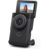 imageCanon PowerShot V10 Camera Content Creator Compact Vlogging Camera Fixed 19mm WideAngle Lens 4K Video Face Detection Builtin Microphone Live Streaming Builtin Stand BlackBlack