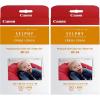imageCanon RP54 Color InkPaper Set Compatible with SELPHY CP910CP1200CP130054 Count Pack of 2