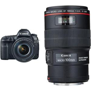 imageCanon EOS 5D Mark IV Full Frame Digital SLR Camera with EF 24105mm f4L is II USM Lens Kit Black5D M IV 24105LIIU  EF LENS 10028 MACRO LISU