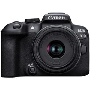 imageCanon EOS R10 Mirrorless Camera RFS1845mm F4563 IS STM Lens Kit Hybrid Camera 242 Megapixel CMOS APSC Sensor 4K Video Vlogging Camera for Content Creators BlackR10 1845 IS STM