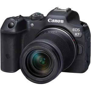 imageCanon EOS R7 Content Creator Kit Mirrorless Vlogging Camera 325 MP 4K 60p Video DIGIC X Image Processor RFS1845mm F4563 IS STM Lens Stereo Microphone ampamp Extra Battery Packw RF 18150 IS STM