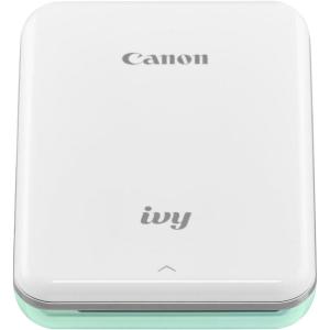 imageCanon IVY Mini Photo Printer for Smartphones Mint Green  Stickyback prints Pocketsize Printer OnlyMint Green