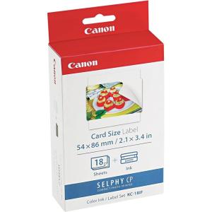 imageCanon KC18IF Ink Label Set Compatiable to CP740CP730CP720CP710CP600CP510 and CP400Color