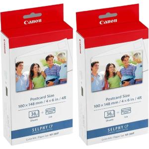 imageCanon KP36IP Paper Pack for Canon Printer 36 Sheets36 Count Pack of 2
