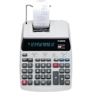 imageCanon Office Products 2204C001 Canon P170DH3 Desktop Printing Calculator with Currency Conversion Clock ampamp Calendar and Time Calculation BlackWhiteSilver 1460 Inch x 960 Inch x 300 InchCalculator