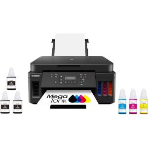 imageCanon PIXMA G6020 AllinOne Supertank Wireless Megatank Printer Copier and Scan with Mobile Printing Black Works with Alexa