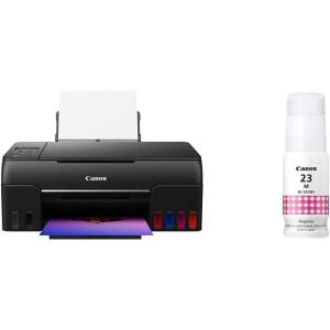 imageCanon PIXMA G620 Wireless MegaTank Photo AllinOne Printer Print Copy Scan Black with Canon GI23 M AMR