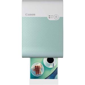 imageCanon SELPHY QX10 Portable Square Photo Printer for iPhone or Android PinkGreen