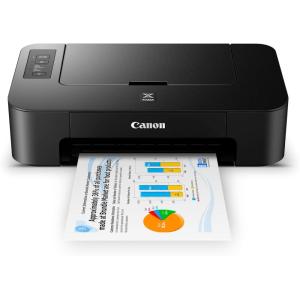 imageCanon TS202 Inkjet Photo Printer Black USB Required not IncludedBlack