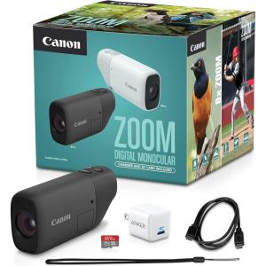 imageCanon Zoom Digital Monocular with USB Charger and microSD Card BlackBlack