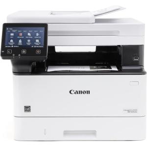 imageCanon imageCLASS MF465dw  Monochrome Duplex Wireless Laser Printer AllinOne with Scanner Copier Fax Home or Office Auto Document Feeder Mobile Ready 3 Year Limited Warranty 42 PPM WhiteDesktop